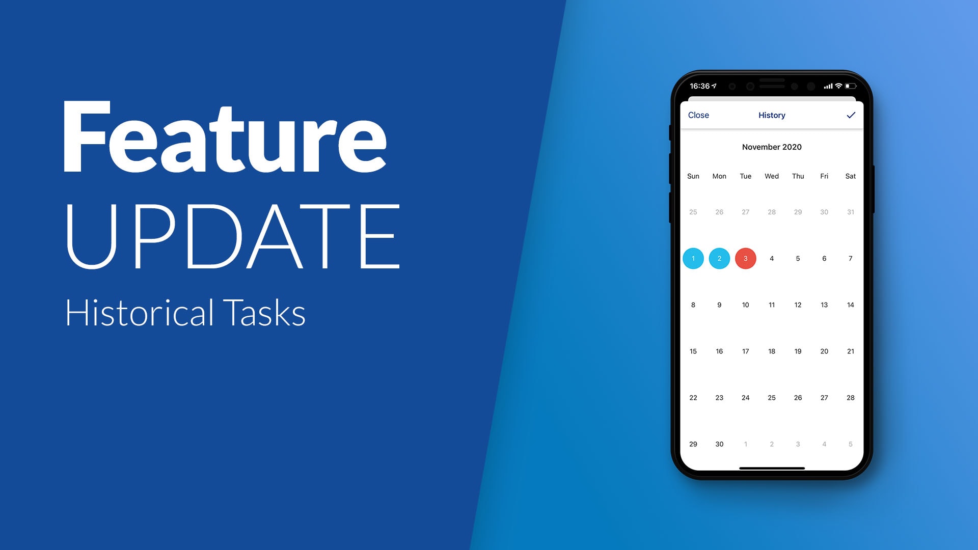 Feature Update - Historical Tasks - News